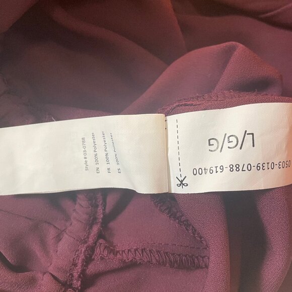 Maroon Draped Camisole - Picture 5 of 5